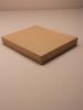 Natural Brown Paper Gift Box. Approx Size: 18cm x 14cm x 2.6cm. This Box has a Black Flocked Foam Pad Insert. - view 1