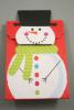 Snowman Velcro Topped Christmas Gift Box. Approx Size 10cm x 7cm x 4cm - view 3