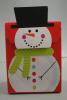 Snowman Velcro Topped Christmas Gift Box. Approx Size 16cm x 12cm x 6cm - view 2