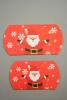 Christmas Santa Print Pillow Pack Gift Box. Size Approx 6.8cm x 6.8cm x 2.5cm - view 4