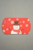 Christmas Snowman Print Pillow Pack Gift Box. Size Approx 6.8cm x 6.8cm x 2.5cm - view 2