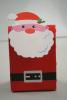 Santa Velcro Topped Christmas Gift Box. Approx Size 10cm x 7cm x 4cm - view 2