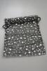 Black Organza Gift Bag with Silver Stars Print. Size Approx 22cm x 15cm. - view 2