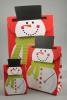 Snowman Velcro Topped Christmas Gift Box. Approx Size 27cm x 19cm x 9cm - view 4