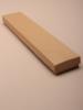 Natural Brown Paper Gift Box. Approx Size: 21cm x 4cm x 2cm. This Box has a Black Flocked Foam Pad Insert - view 1