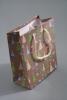 Brown Paper Gift Bag with Christmas Tree Design. Approx Size 15cm x 12cm x 6cm - view 2